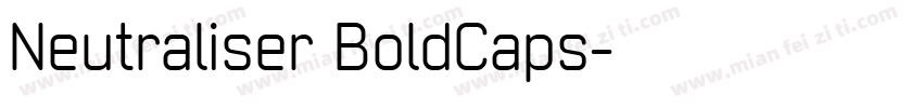 Neutraliser BoldCaps字体转换
